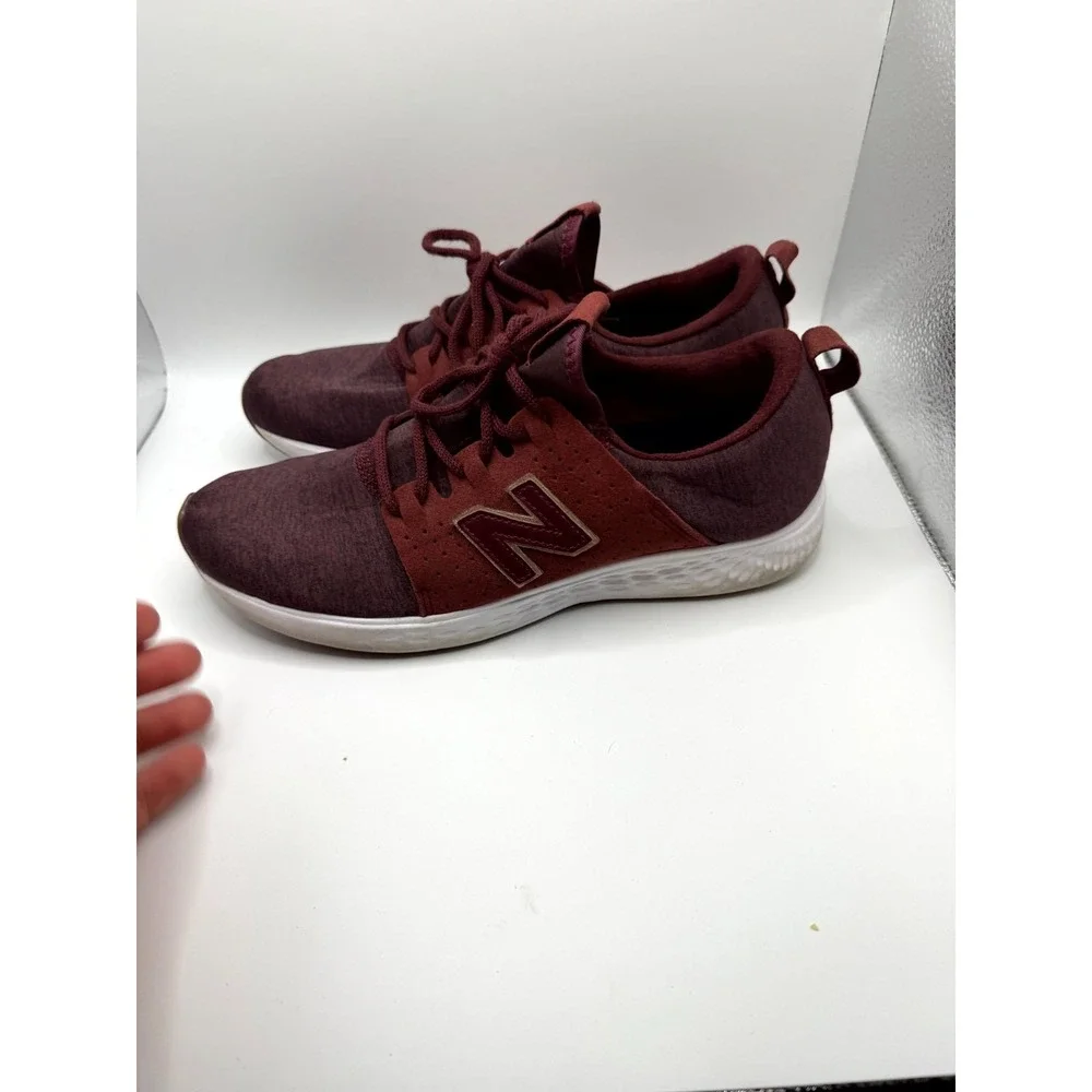 New‎ Balance Fresh Foam Sport WSPTCT1 Womens 10 Sneaker Deep Wine Running Shoes
